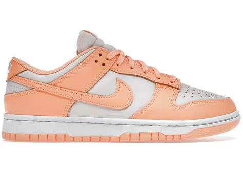 nike dunk low peach cream shoes